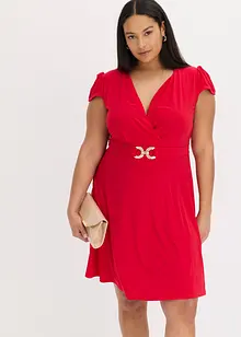 Robe en jersey à boucle décorative, bonprix