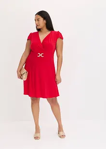 Robe en jersey à boucle décorative, bonprix