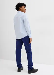 Pantalon chino, chemise manches longues et cravate (ens. 3 pces), bonprix