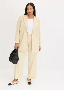 Long blazer à boutons dorés, bonprix