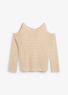 Pull boxy à découpes, bonprix