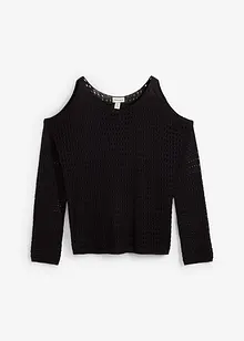 Pull boxy à découpes, bonprix