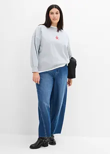 Sweat oversize 100% coton, bonprix
