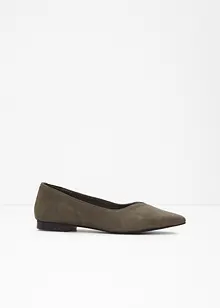 Ballerines en cuir, bonprix