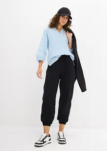 Blazer ample en mélange lin-viscose, bonprix