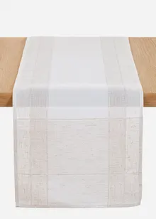 Jacquard Tischläufer einfarbig, bonprix