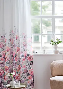 Rideau à imprimé floral (1 pce), bonprix