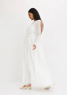 Brautkleid aus feinem Chiffon mit Spitze, bonprix