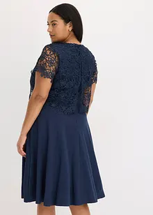 Robe midi à dentelle, bonprix