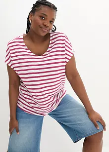 Shirt aus reinem Leinen mit Fledermausärmeln, bonprix