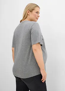 T-shirt de grossesse avec coton, fonction d'allaitement discrète, bonprix