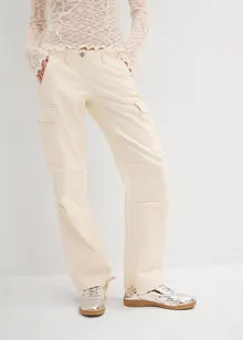 Pantalon cargo 100% coton, bonprix