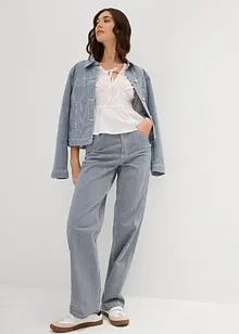 Blouse froncée avec des coutures élastiques, bonprix