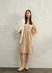 Oversized-Kleid aus Baumwoll-Musselin, bonprix