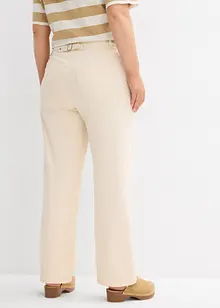 Jean droit taille haute, peu extensible, bonprix