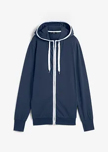 Sweat zippé en coton extensible, bonprix