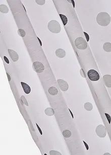 Voilage en polyester recyclé motif pois (1 pce.), bonprix