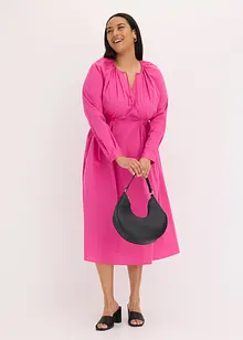 Robe longue en popeline, bonprix