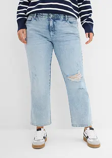 Straight-Jeans Mid Waist Bequembund, cropped, bonprix