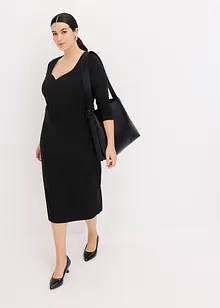 Robe midi côtelée, bonprix