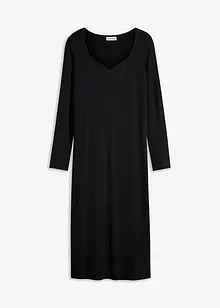 Robe midi côtelée, bonprix