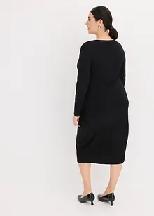 Robe midi côtelée, bonprix