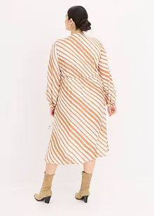 Robe midi en viscose fluide imprimée, bonprix