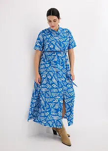 Robe longue imprimée en viscose mélangée, bonprix