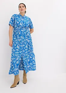 Robe longue imprimée en viscose mélangée, bonprix