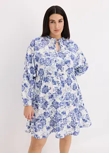 Robe en satin imprimée, bonprix