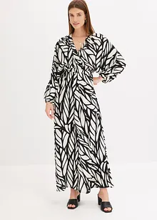 Robe longue imprimée en viscose fluide, bonprix