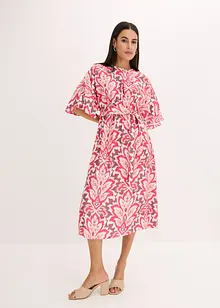 Robe midi imprimée en viscose mélangée, bonprix