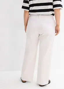 Jean large, taille mi-haute, ceinture, bonprix