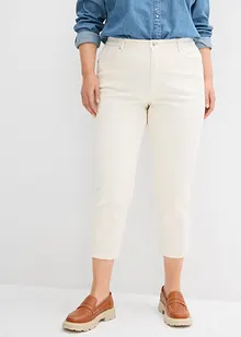 Jean mom taille haute, raccourci, peu extensible, bonprix