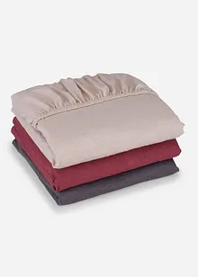 Jersey Melange Spannbettlaken, bonprix