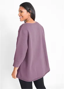 Langes Sweatshirt mit Viskose, bonprix