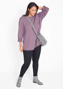 Langes Sweatshirt mit Viskose, bonprix
