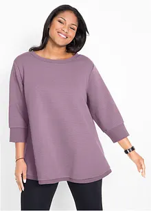 Langes Sweatshirt mit Viskose, bonprix