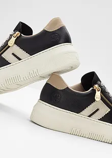 Rieker Komfort-Plateau-Sneaker aus Leder, Rieker