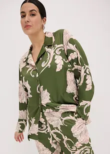 Chemisier imprimé en satin, bonprix