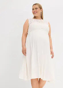 Umstandskleid mit Spitze aus Jersey, bonprix