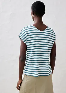Shirt aus Leinen mit Fledermausärmeln, bonprix