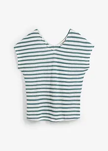 Shirt aus Leinen mit Fledermausärmeln, bonprix
