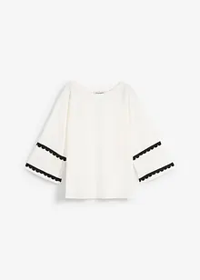 T-shirt avec soie, bonprix