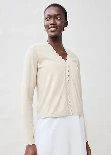 Gilet en fine maille contenant de la soie, bonprix