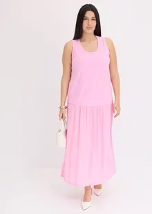 Maxikleid mit Materialmix, bonprix