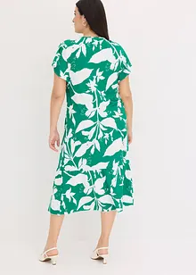 Midikleid mit Flügelärmeln, bonprix