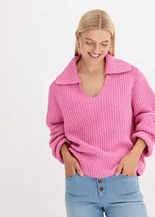 Gerippter Pullover, bonprix