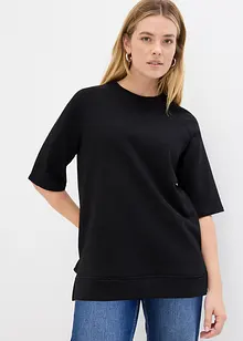 Sweatshirt mit Seitenschlitzen, bonprix