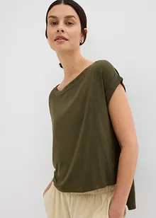 Oversize-Shirt aus fließender Viskose, bonprix